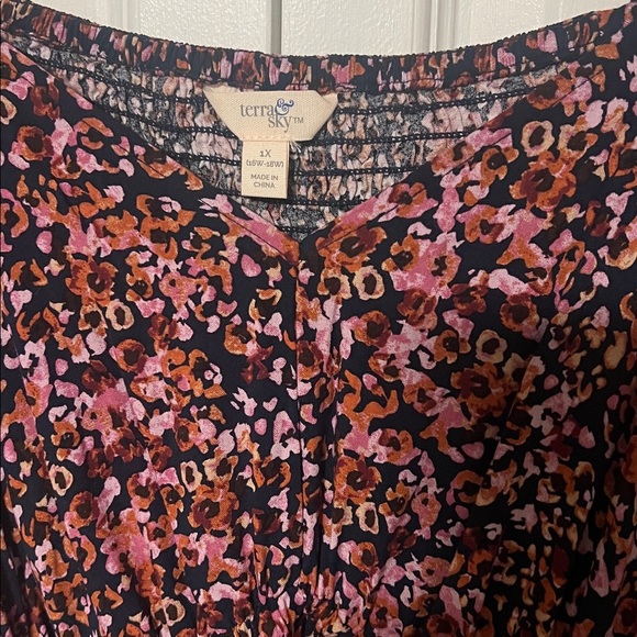 Terra & Sky Flutter Sleeve Midi Dress - Picture 6 of 9